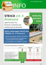 STEICO LVL X Rimboard Info