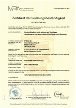 STEICOjoist und STEICOwall nach ETA-20/0995 Zertifikat der Leistungsbest&auml;ndigkeit